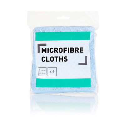 SKIP20C MICROFIBRE CLOTHS 4PK BLUE