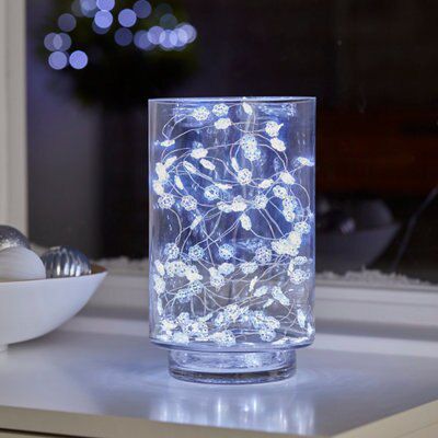 SKIP20D 100 LED SNOWFLAKE COPPER WIRE IC