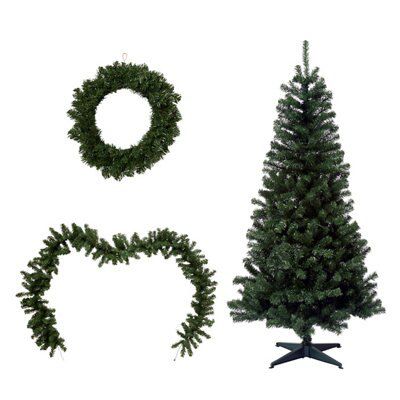 SKIP20D 20 50CM WOODLAND PINE WREATH
