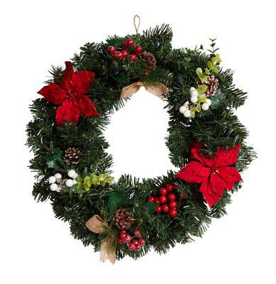 SKIP20D 20 50CM WOODLAND PINE WREATH