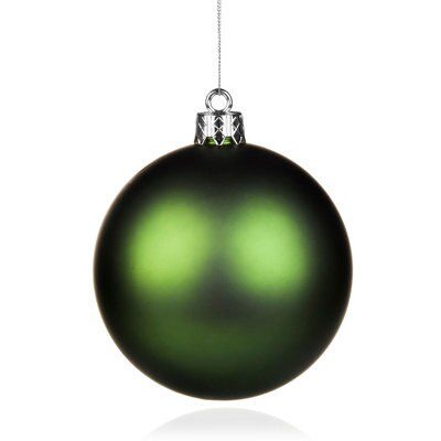 SKIP20D 3PK 120MM BAUBLES GREEN