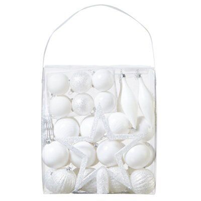 SKIP20D 50PK MULTI DECORATION WHITE