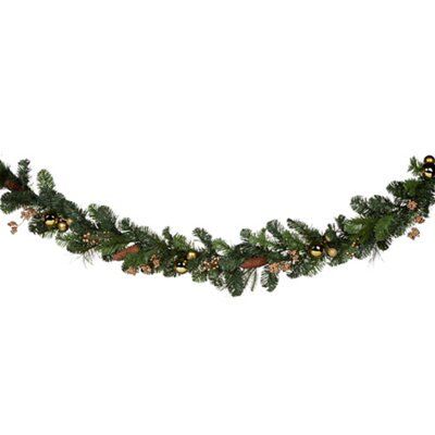 SKIP20D 6FT 183CM GOLD EFFECT GARLAND