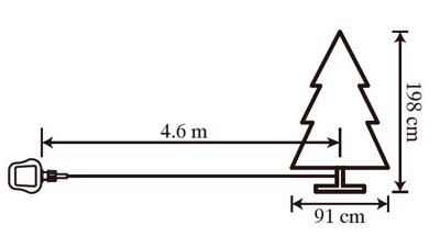 SKIP20D 6FT 6IN 198CM CHAMON SET LED TRE