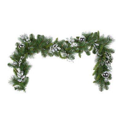 SKIP20D 6FT SILVER EFFECT GARLAND