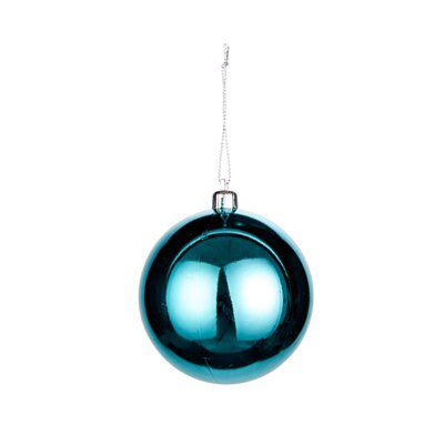 SKIP20D 6PK S/M/G BAUBLE DECORATIONS