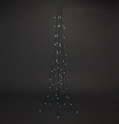 SKIP20D 72 FROSTED BALL TREE LIGHT WITH