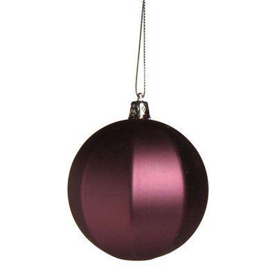 SKIP20D 80MM FACETED MATT BAUBLE ASST
