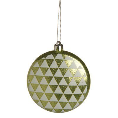SKIP20D FLAT BAUBLE TRIANGLE PATTER