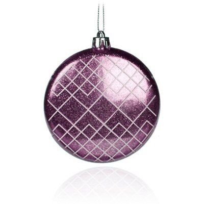 SKIP20D FLAT BAUBLE WITH DIAMOND PA