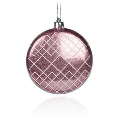 SKIP20D FLAT BAUBLE WITH DIAMOND PA