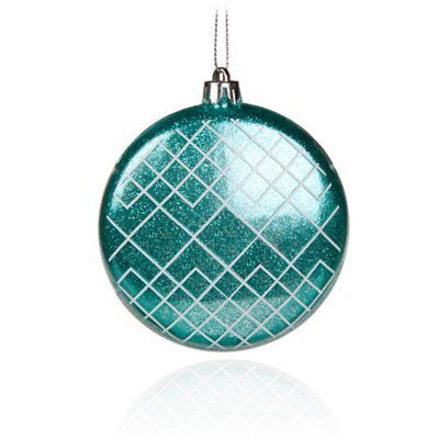 SKIP20D FLAT BAUBLE WITH DIAMOND PA