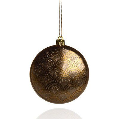 SKIP20D FLAT BAUBLE WITH SCALLOPED PATT