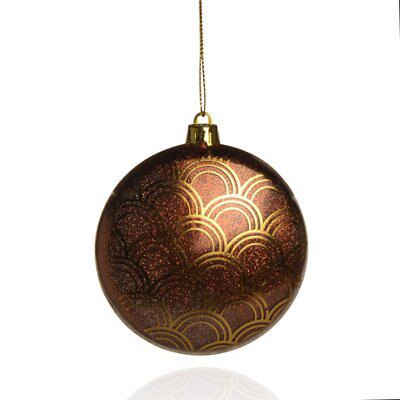 SKIP20D FLAT BAUBLE WITH SCALLOPED PATT