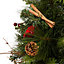 SKIP20D RED RIBBON TABLE TOP TREE