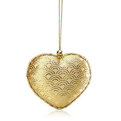 SKIP20D SCALLOPED FABRIC HEART DECORATIO