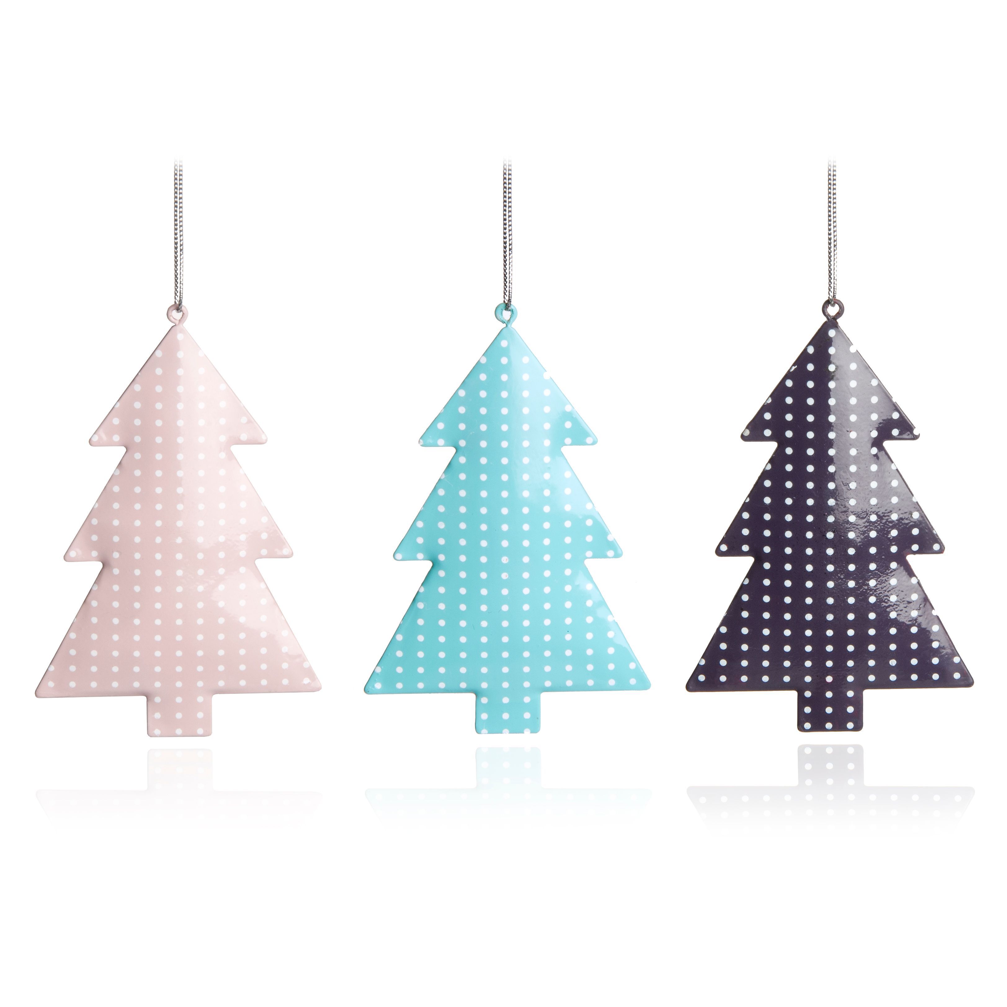 SKIP20D TREE TIN DECORATION BLUE