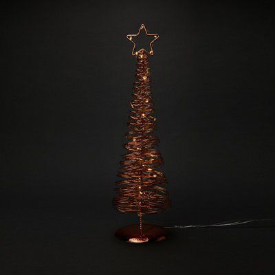 SKIP20PP BO COPPER WIRE TREE WITH STAR