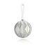 SKIP20PP DIAMOND FACET BAUBLE WITH SILV