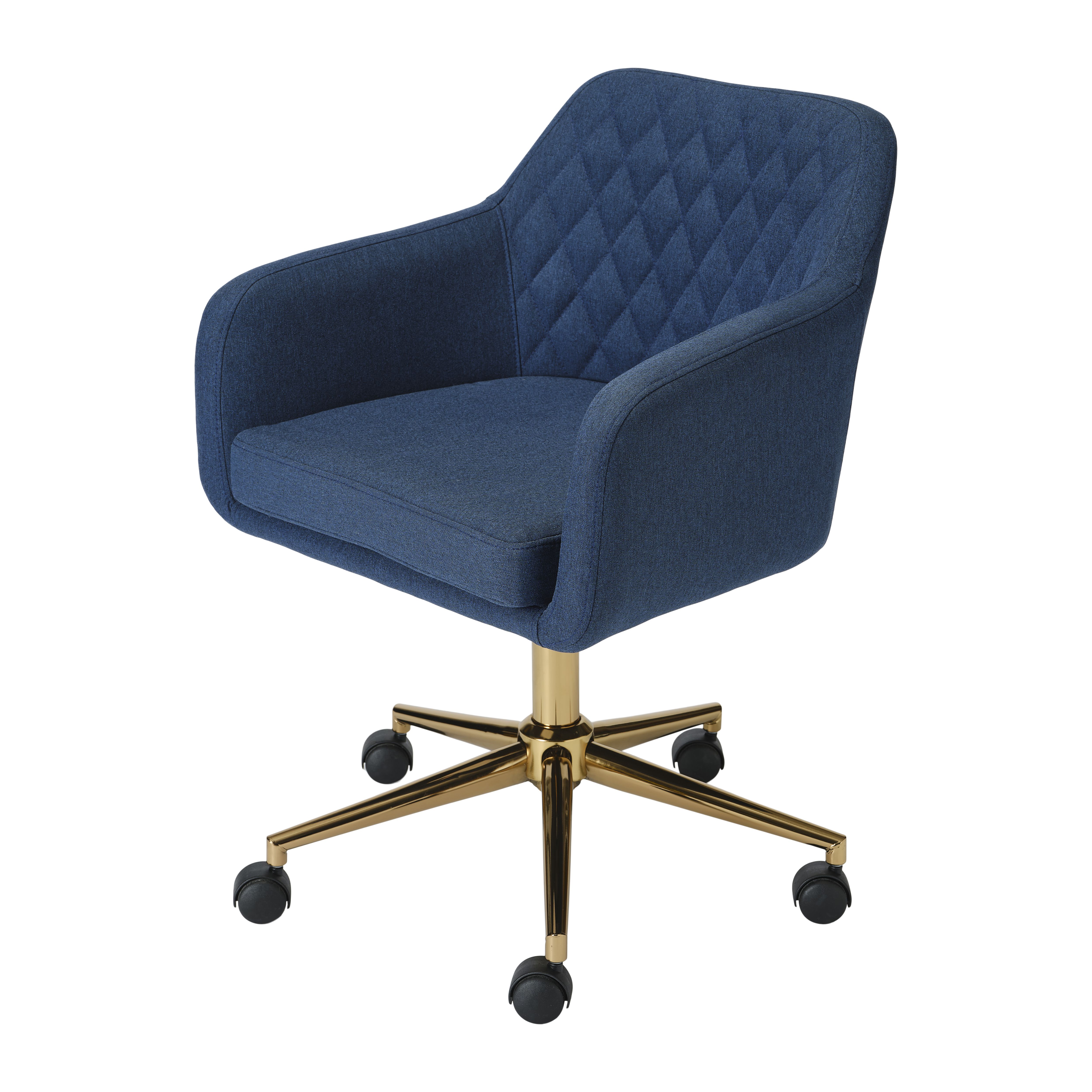 Blue dressing table chair hot sale