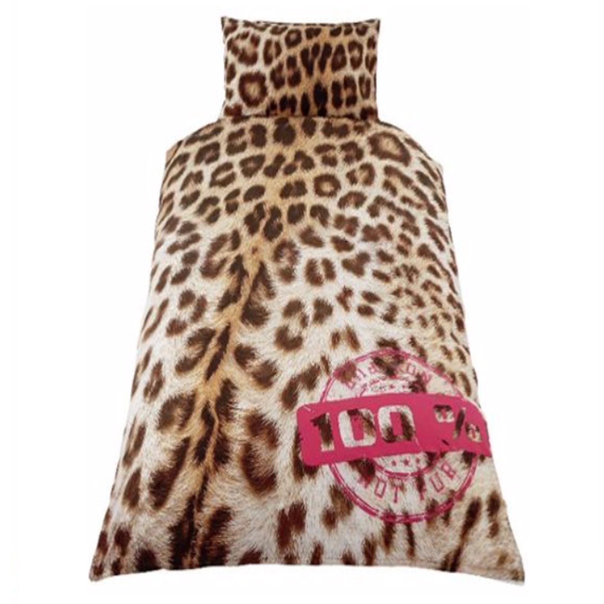 Skybrands Leopard print Multicolour Single Bedding set