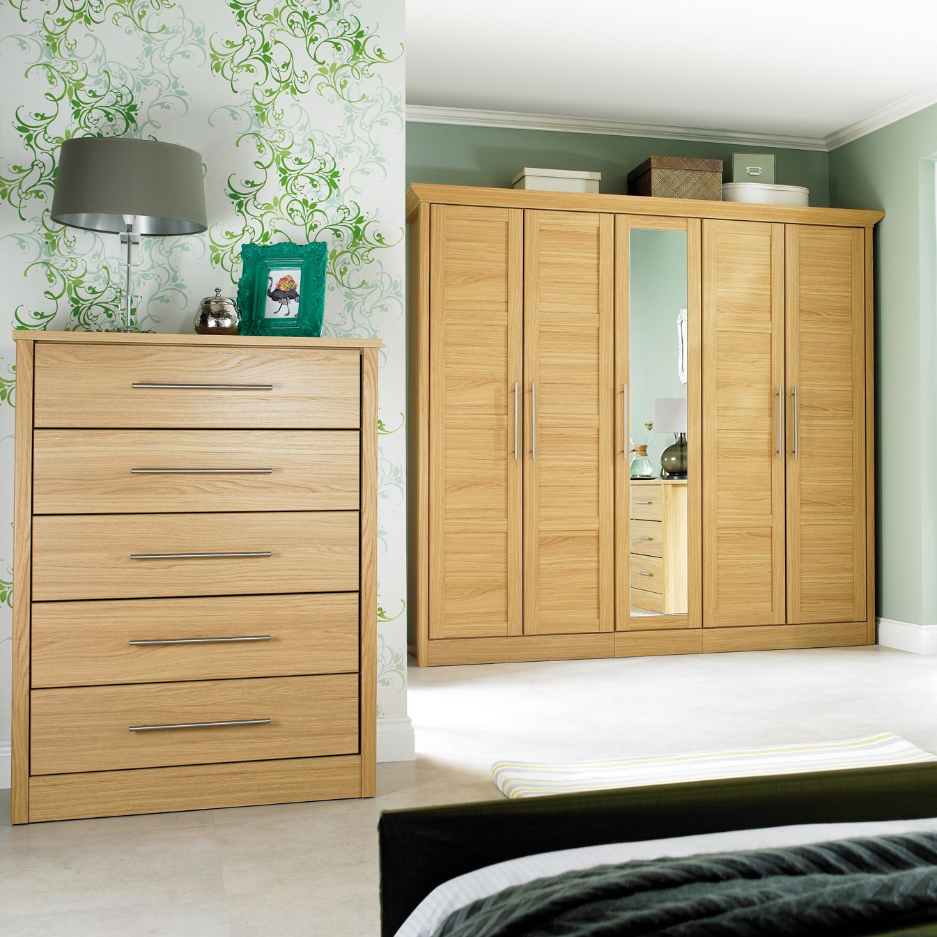 Skye Brown 3 Drawer Dressing table (H)740mm (W)980mm (D)450mm