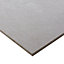 Slate Light grey Matt Flat Stone effect Porcelain Wall & floor Tile Sample