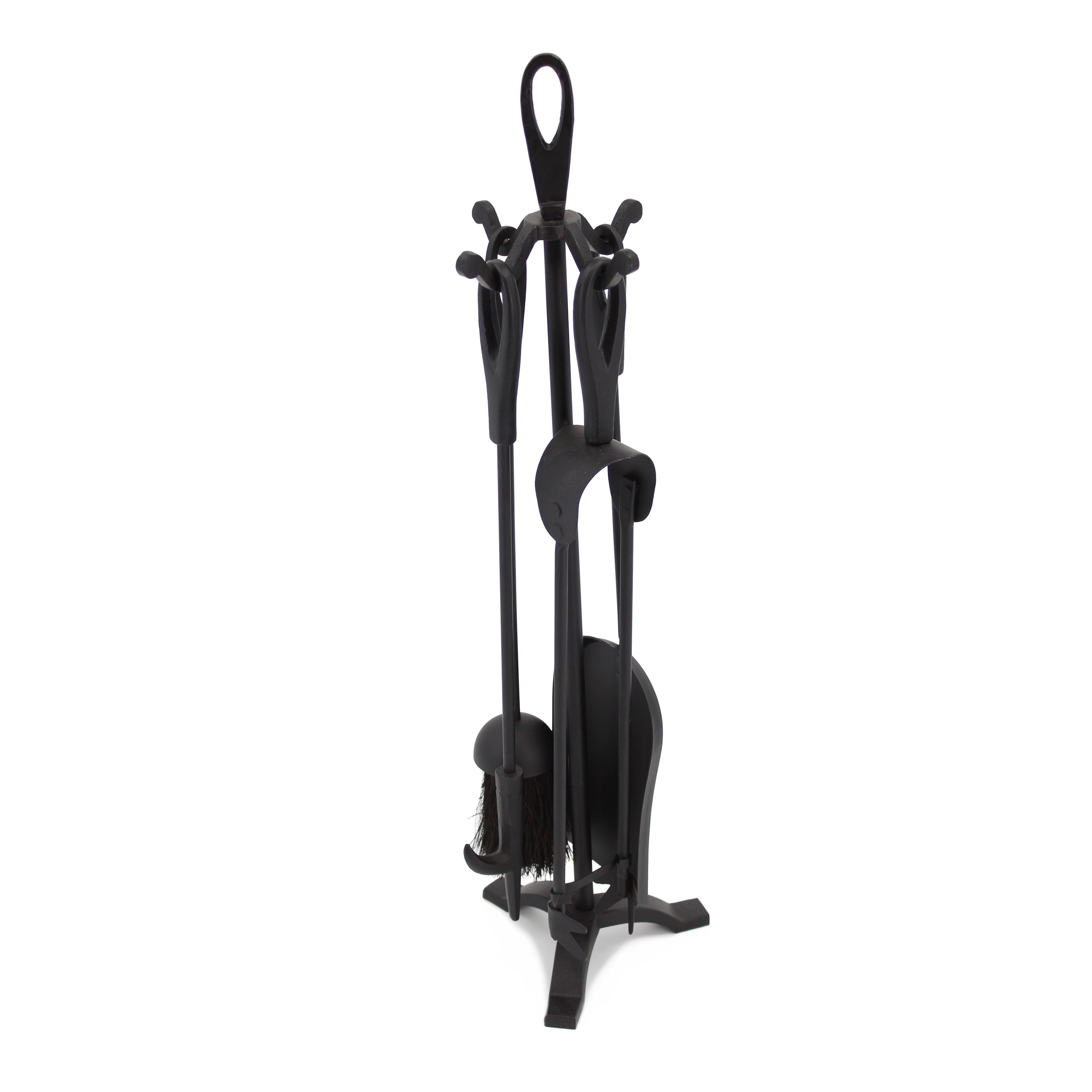 Slemcka Black Metal 5 piece Companion set | DIY at Bu0026Q