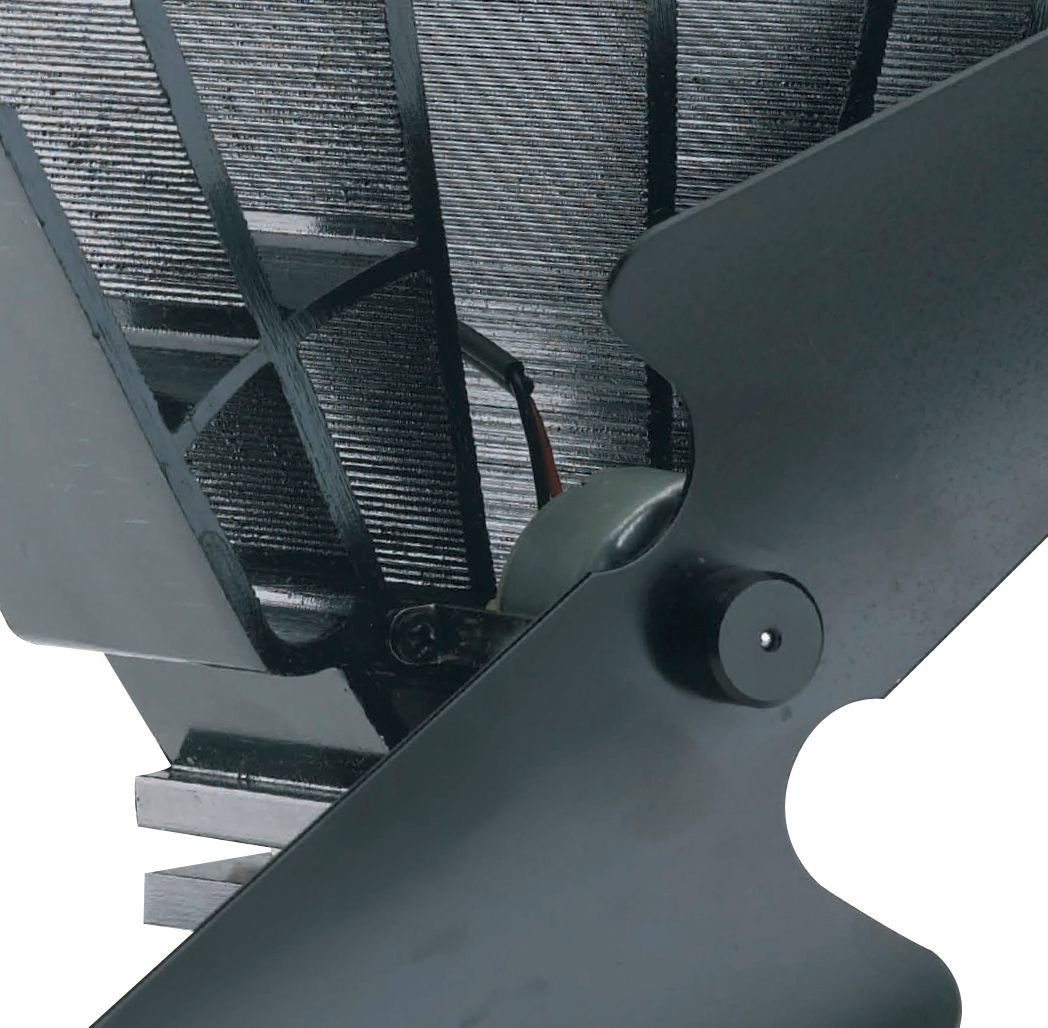 Slemcka Black Stove fan (H)230mm (W)130mm (D)120mm