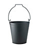 Slemcka Contemporary Black Storage bucket (H)330mm (D)300mm