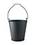 Slemcka Contemporary Black Storage bucket (H)330mm (D)300mm