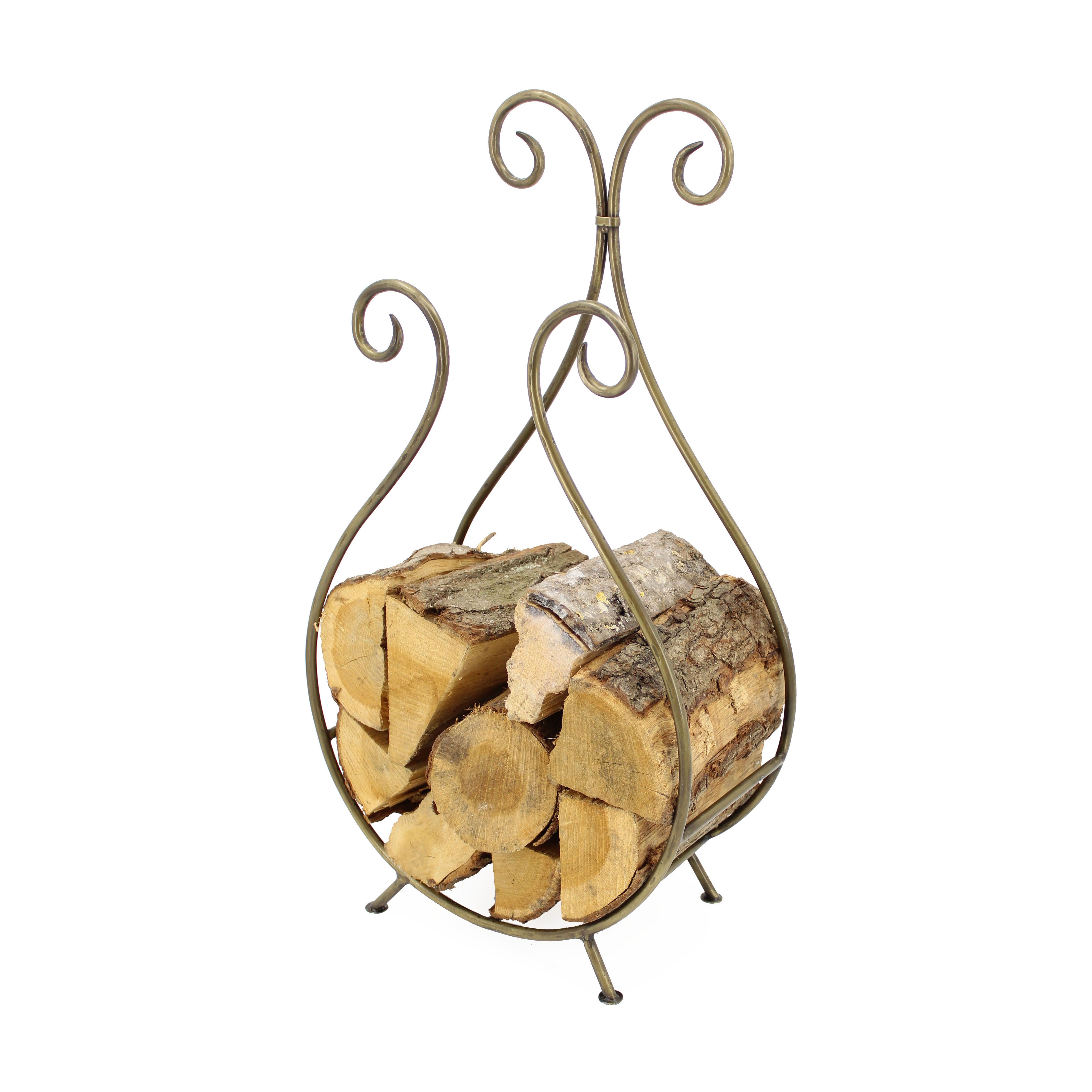 Brass log basket hot sale