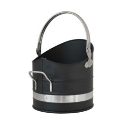 Slemcka Traditional Black Fire bucket (H)260mm (D)240mm