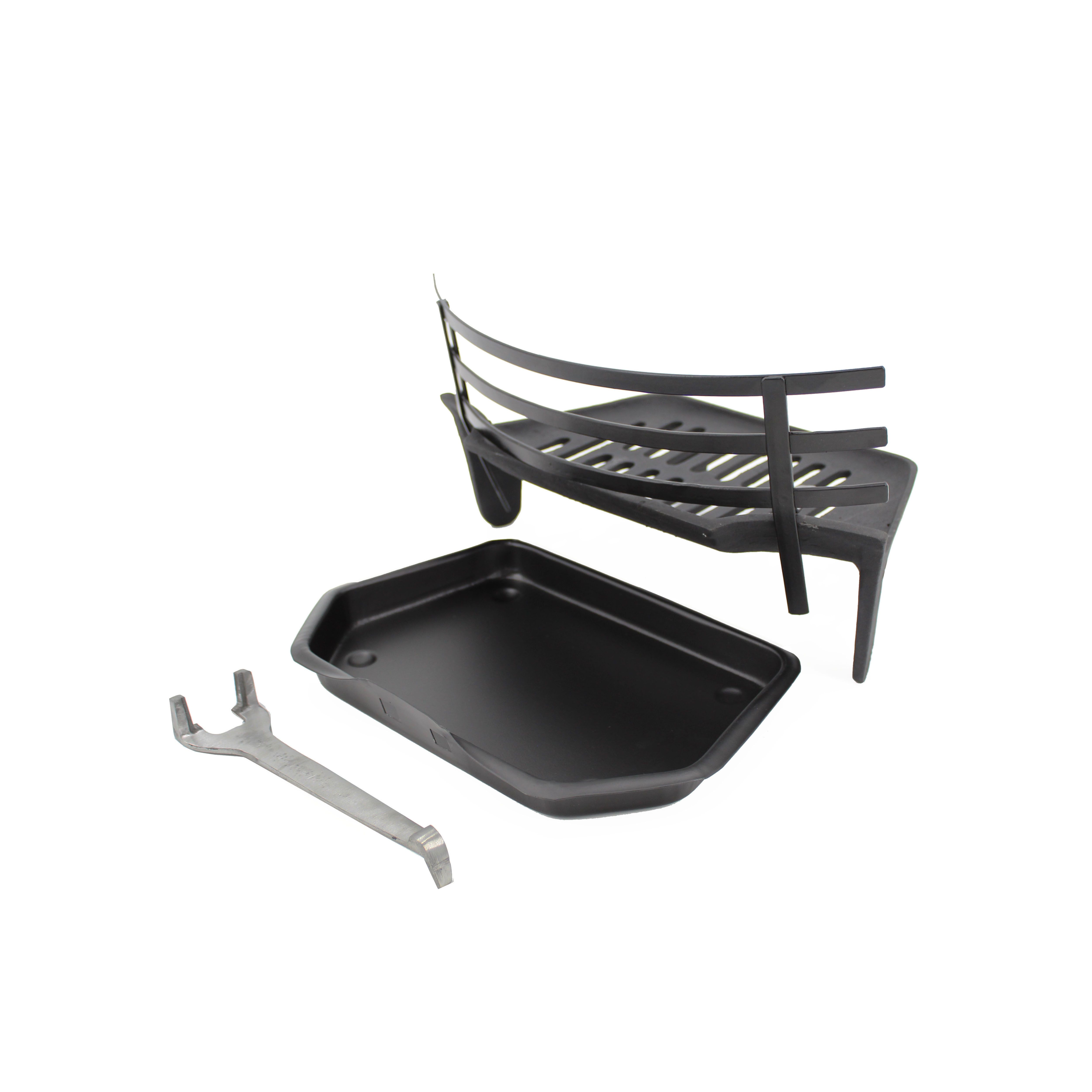 Slemcka Traditional Black Metal Fire side starter set (H)290mm (D)220mm