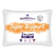 Slumberdown Super support Firm Pillow, Pack of 2