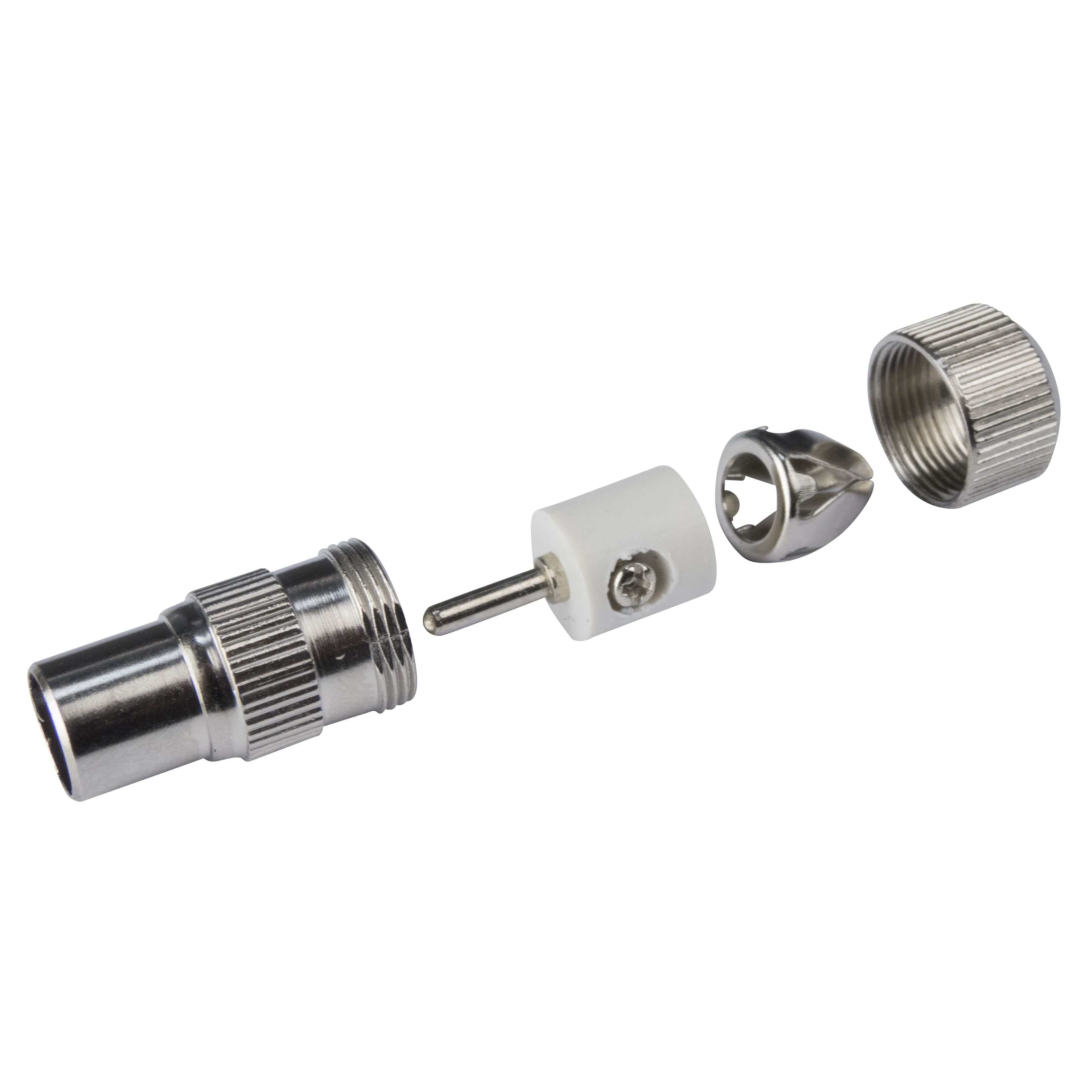 SLX Coaxial plug 0.09m Connector kit, Set of 3 90mm