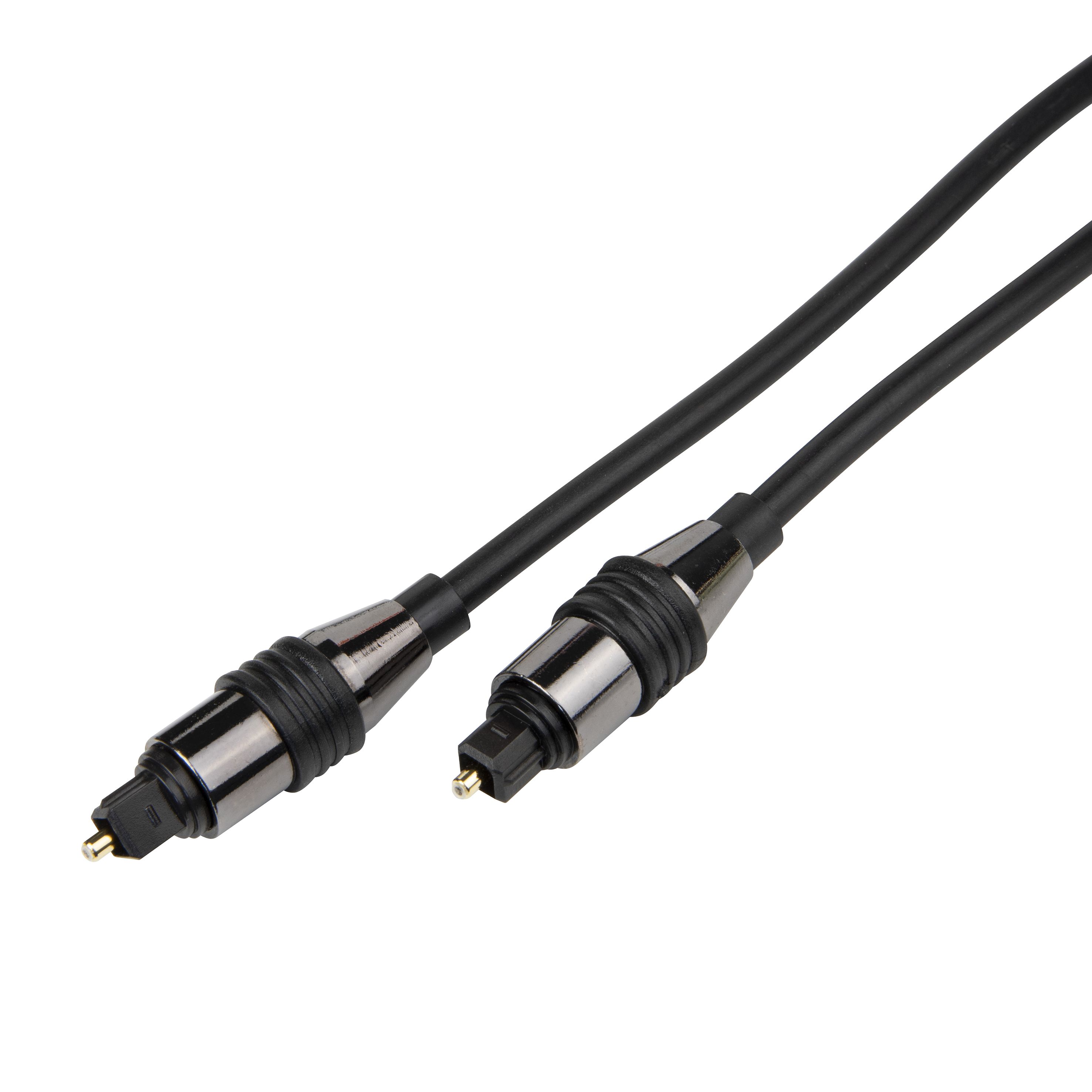 SLX Gold-plated Black Optical lead 2m