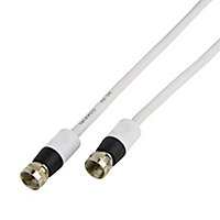 SLX White Gold-plated Satellite cable, 1.5m