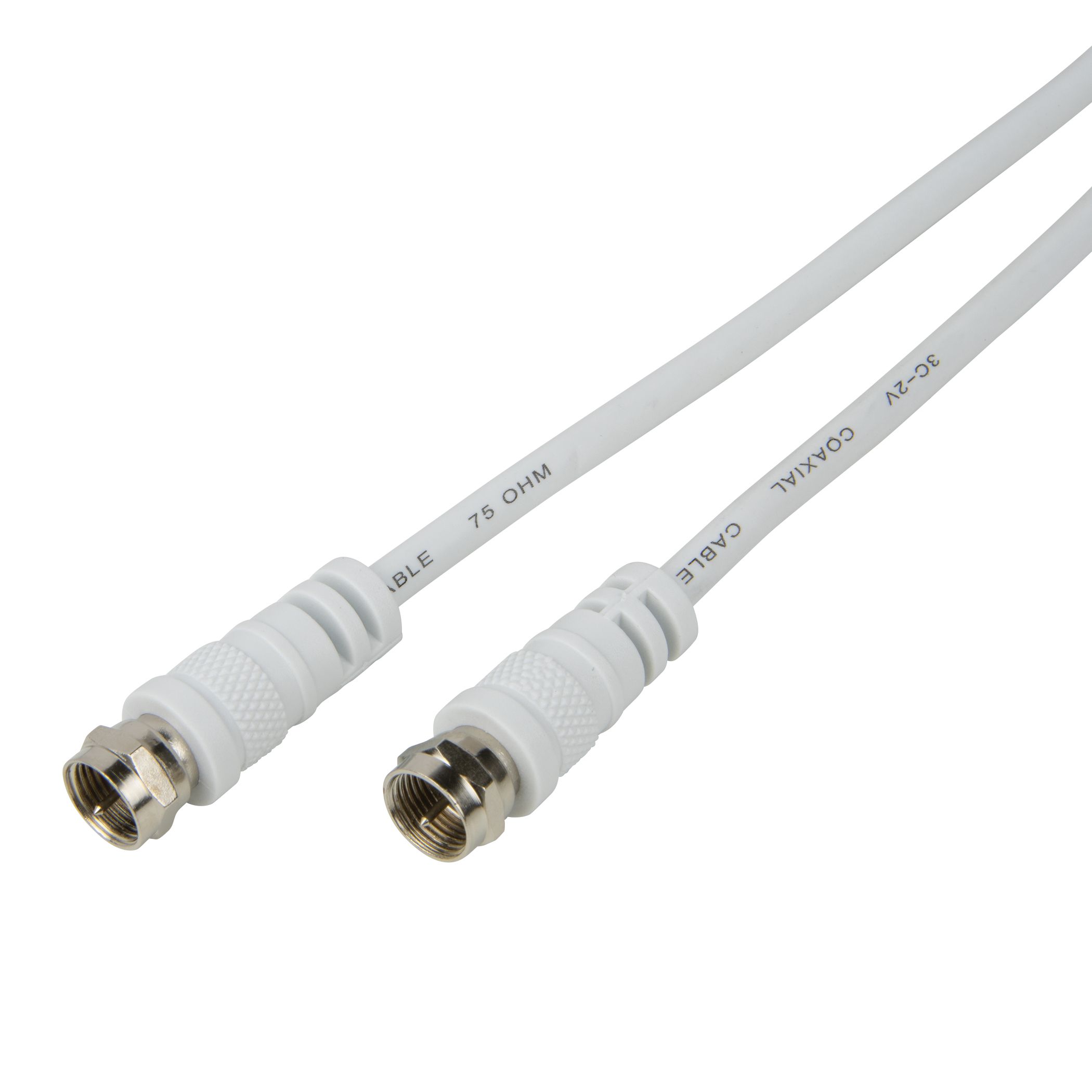 SLX White Satellite cable, 5m DIY at B&Q