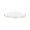 Small Clear Glass Candle plate