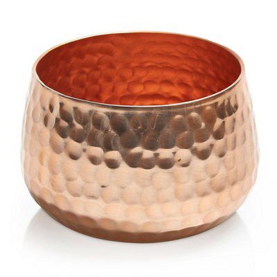 Small Copper effect Aluminium Votive