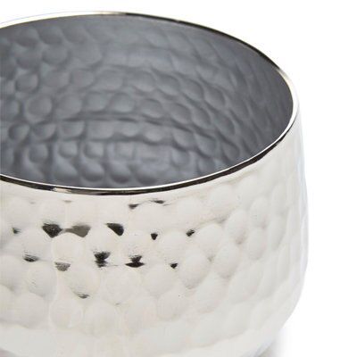 Small Nickel effect Metal Votive