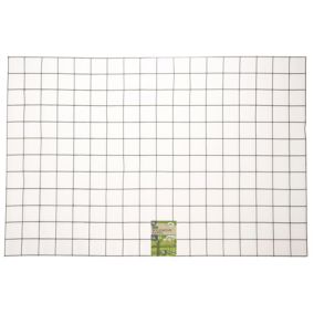 Smart Garden Black PVC-coated Steel wire mesh panel, (L)0.9m (H)0.9m (W)0.6m