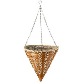 Smart Garden Country braid Hanging basket, 35cm