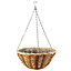Smart Garden Country braid Natural Round Hanging basket, 35.5cm