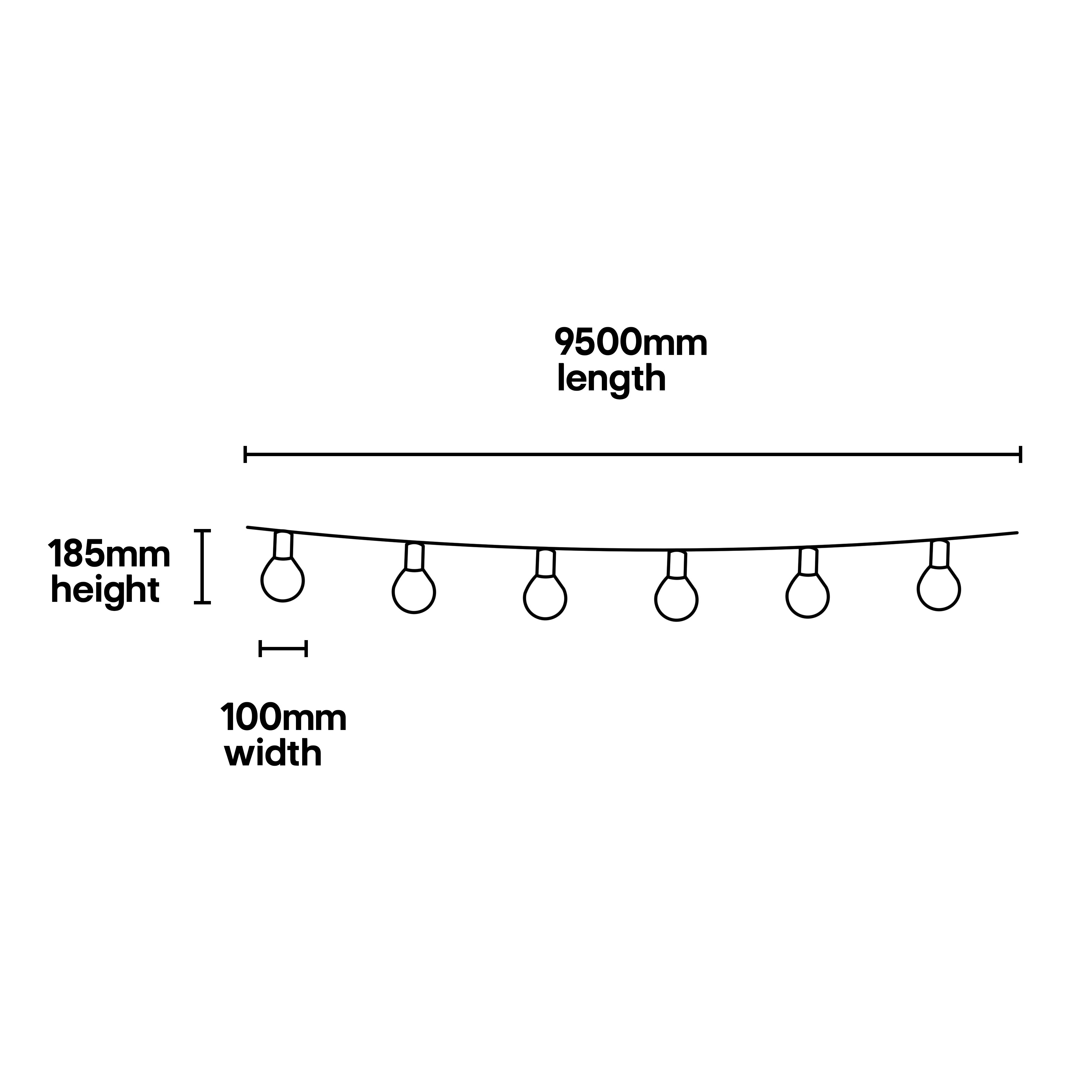 Smart Garden Firefly Festoon Mains-powered (plug-in & wired ...
