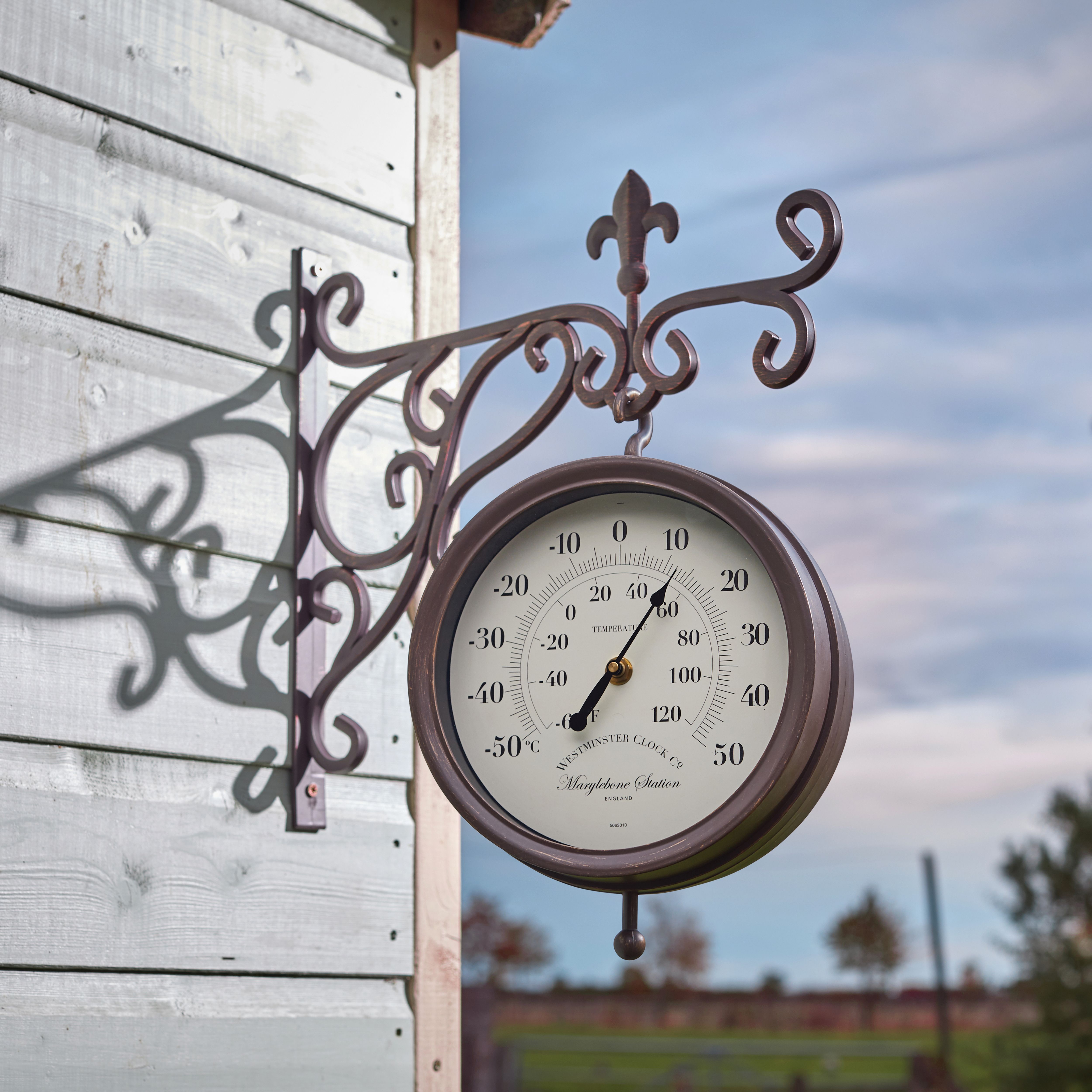 Smart Garden 5064002 Buiten In Robin Wandklok & Thermometer 30,5 cm
