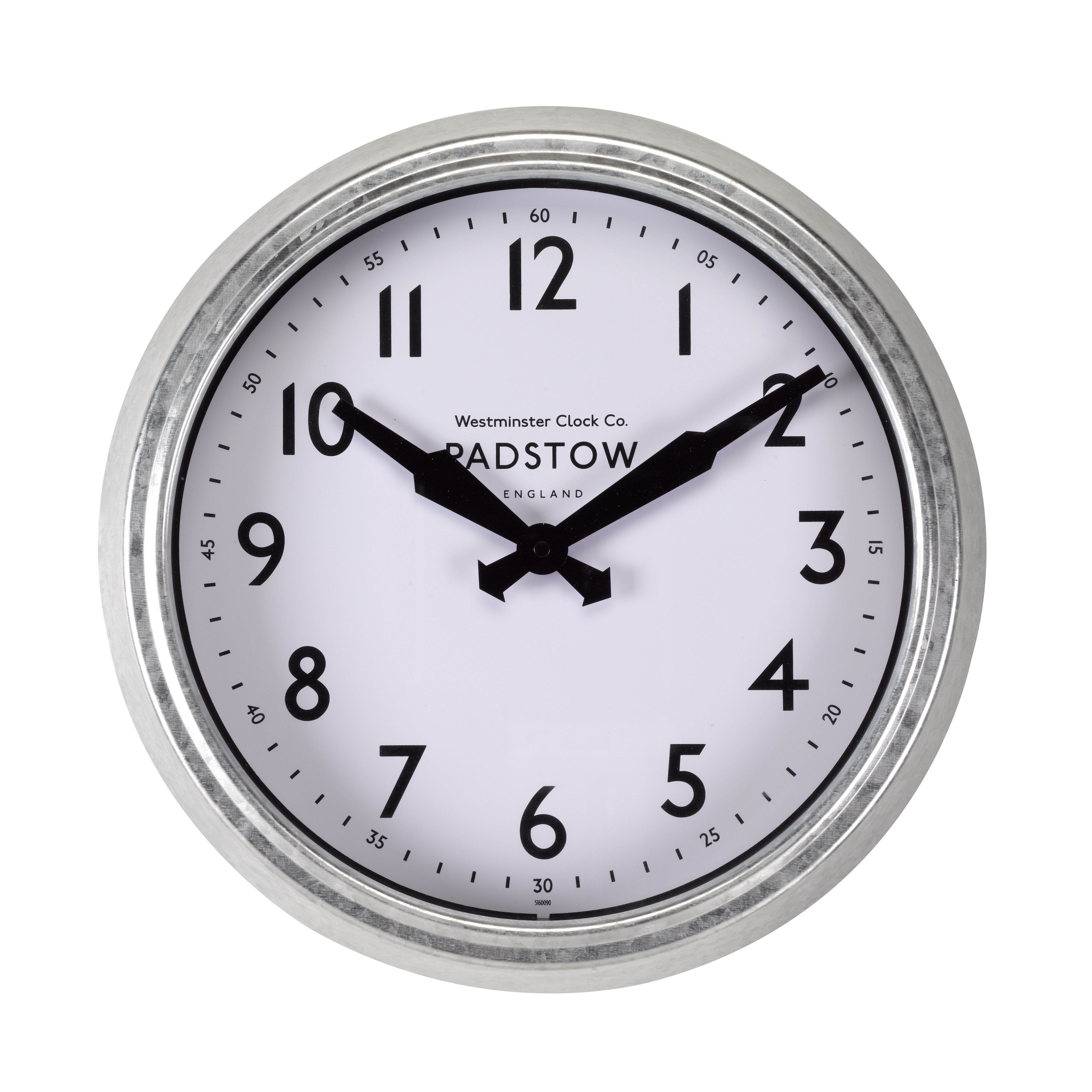Smart Garden Padstow Contemporary Round Wall-mounted Garden clock