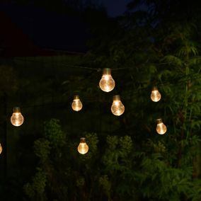Smart Garden Solar-powered Warm white 20 LED Outdoor Festoon lights