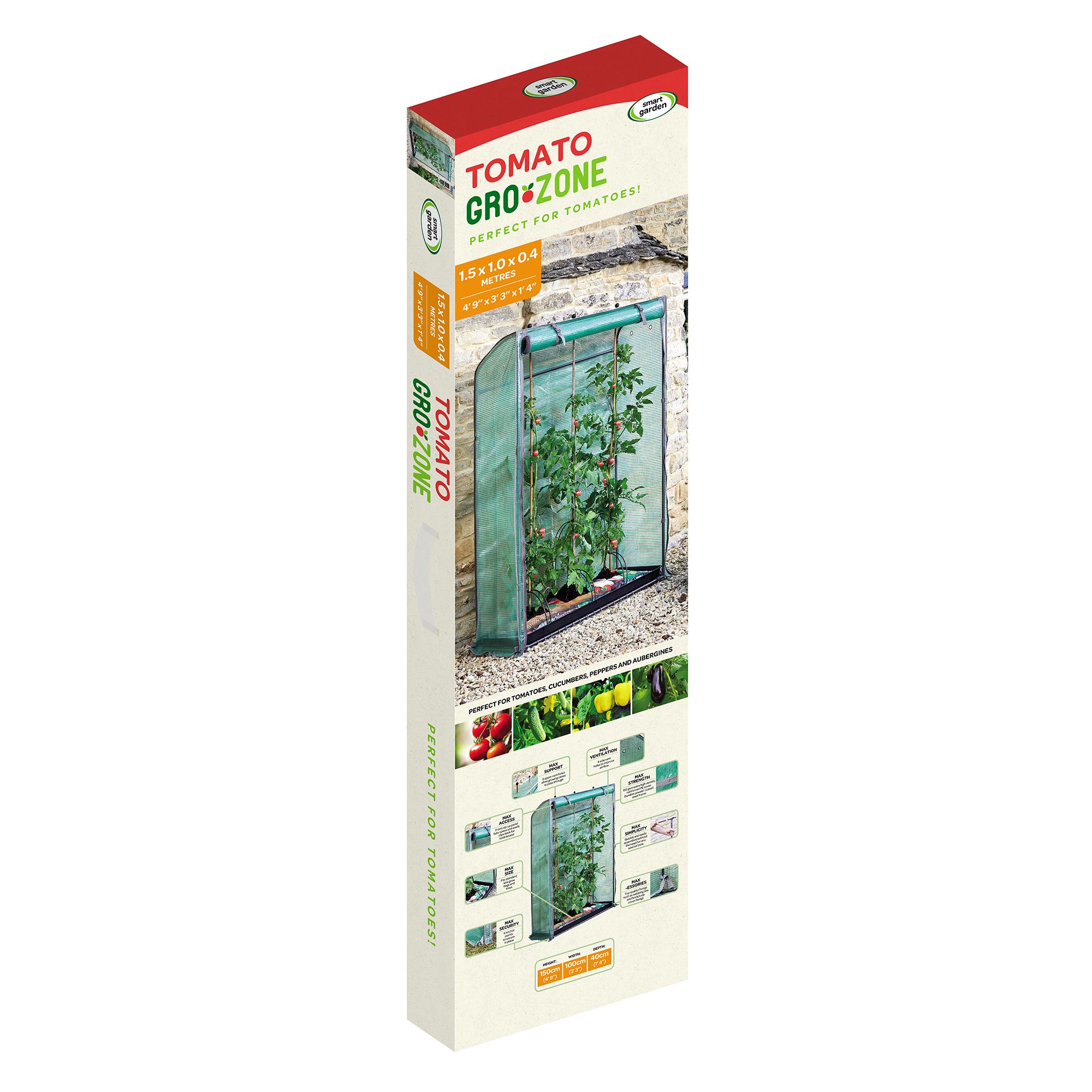 Smart Garden Tomato GroZone Metal Growhouse